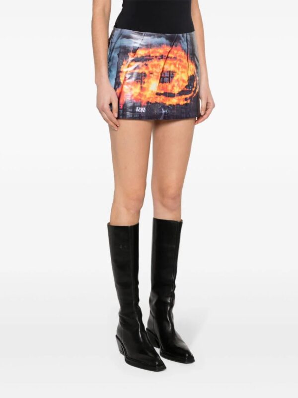 Diesel  Oval D-print mini skirt - Image 3