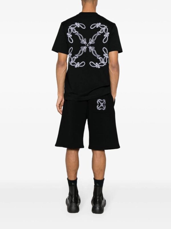 Off-White  Bandana Arrow Skate cotton T-shirt - Image 2