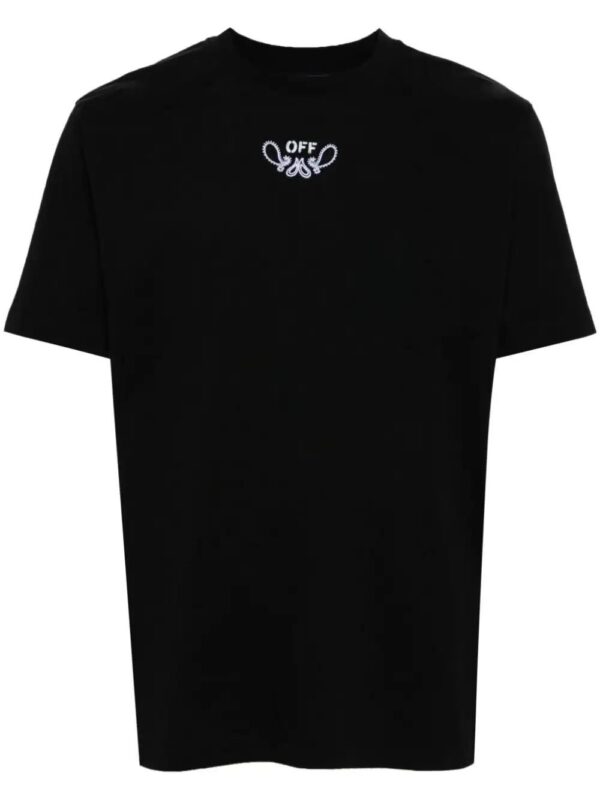 Off-White  Bandana Arrow Skate cotton T-shirt