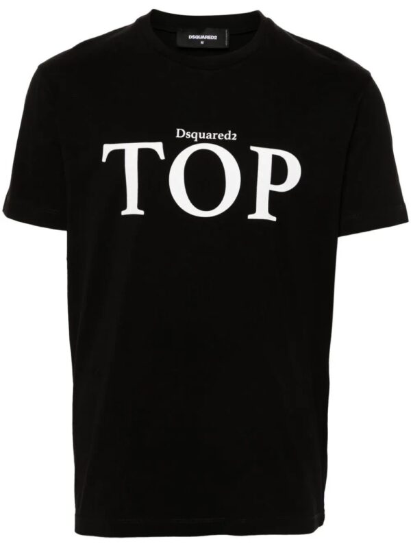 DSQUARED2  slogan-print cotton T-shirt