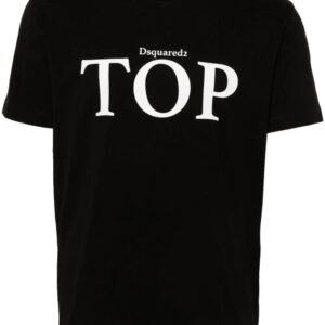 DSQUARED2  slogan-print cotton T-shirt