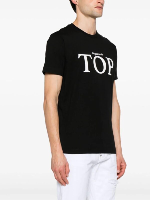 DSQUARED2  slogan-print cotton T-shirt - Image 3