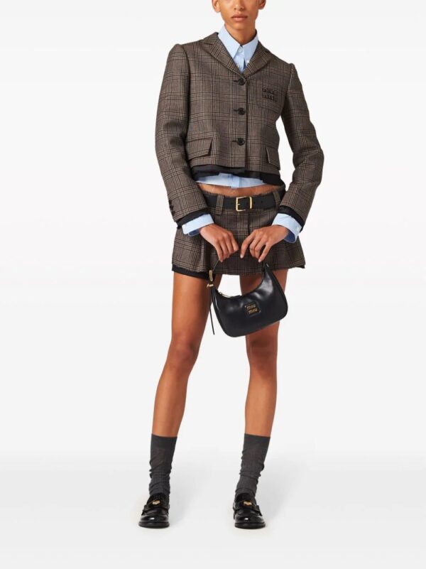 Miu Miu  logo-embroidered cotton shirt - Image 2