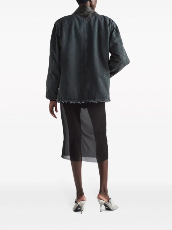 Prada  semi-sheer midi pencil skirt - Image 3