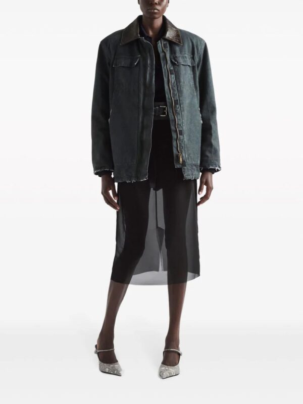 Prada  semi-sheer midi pencil skirt - Image 2