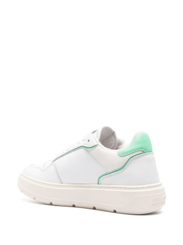 Love Moschino glitter-detailed leather sneakers - Image 3