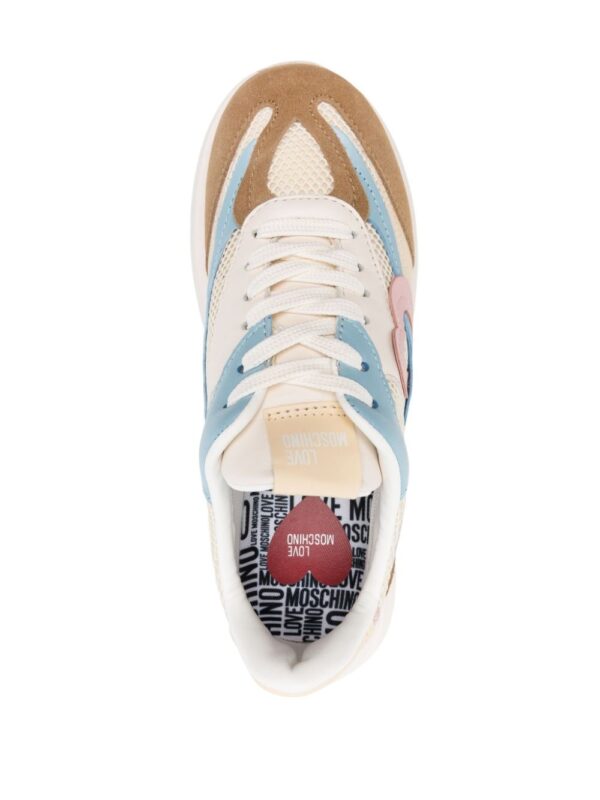 Love Moschino heart-patch chunky sneakers - Image 4