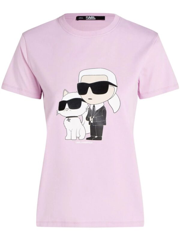 Karl Lagerfeld  Ikonik Karl & Choupette T-shirt