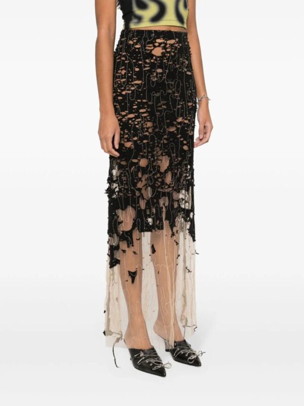 Diesel  O-Leena devoré-tulle skirt - Image 3