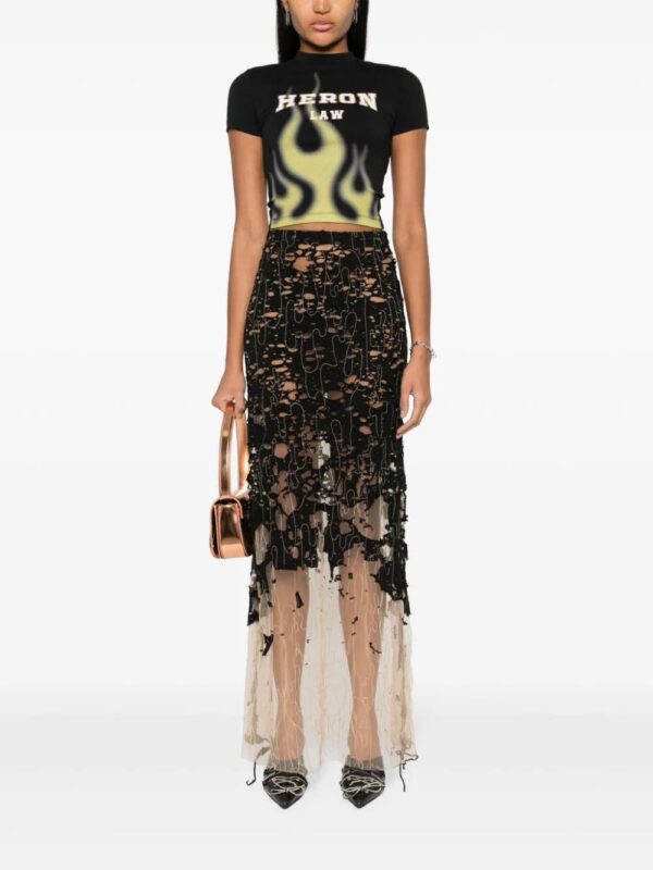Diesel  O-Leena devoré-tulle skirt - Image 2