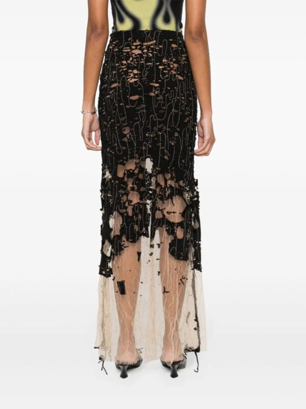Diesel  O-Leena devoré-tulle skirt - Image 4