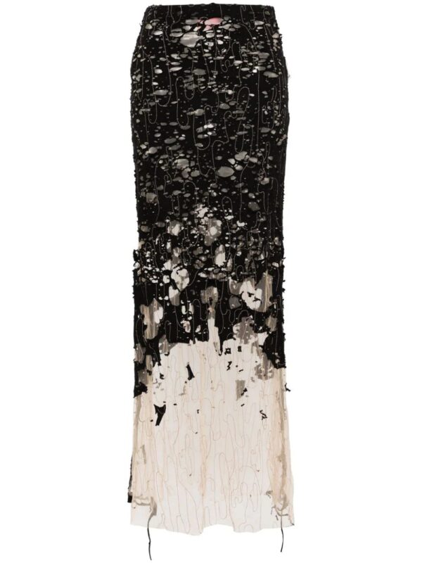 Diesel  O-Leena devoré-tulle skirt