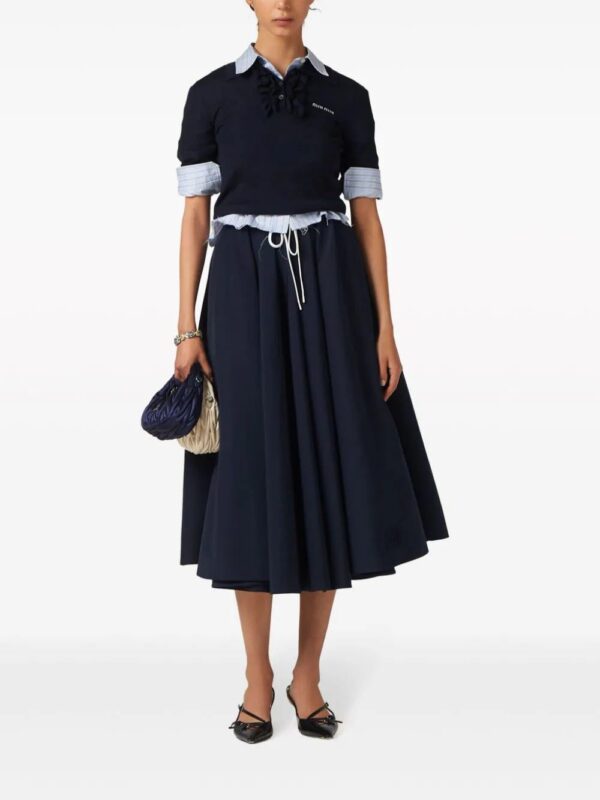 Miu Miu  striped cotton shirt - Image 2