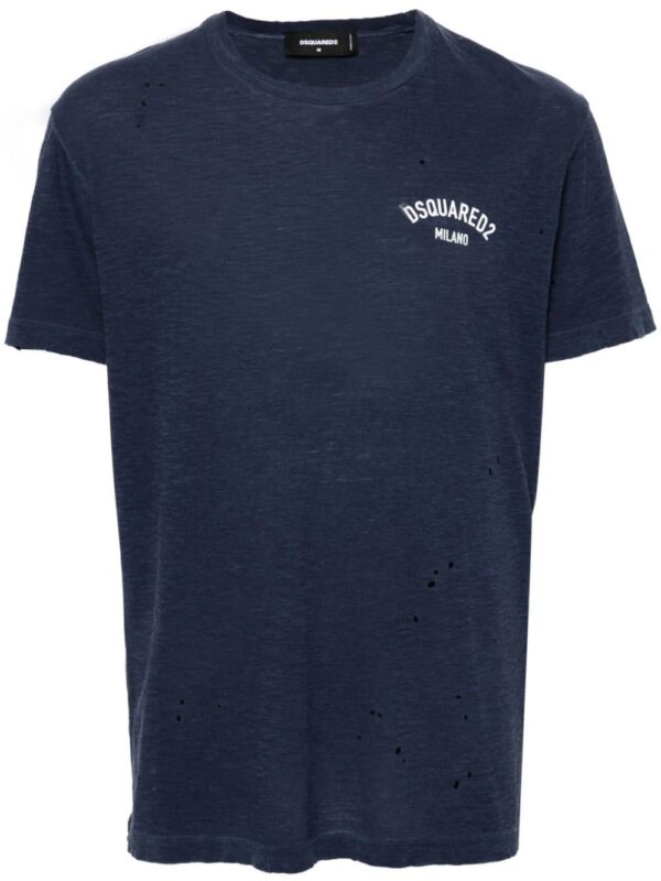 DSQUARED2  logo-print cotton T-shirt