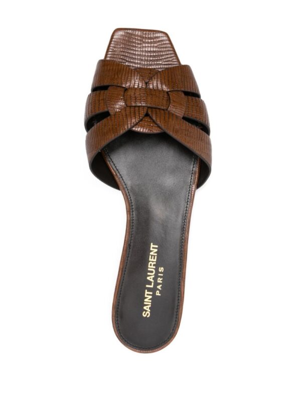 Saint Laurent Tribute leather slides - Image 4
