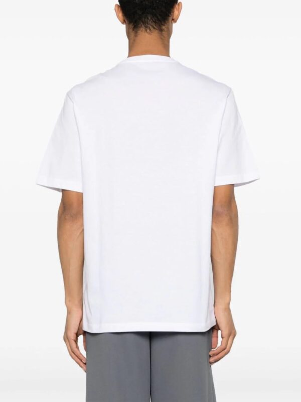 Versace  logo-embroidered cotton T-shirt - Image 4
