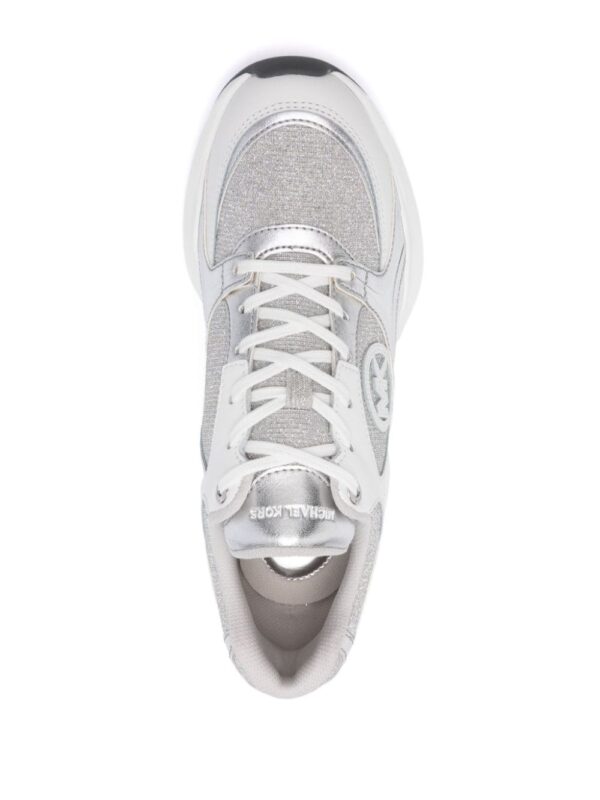 Michael Michael Kors Zuma glitter-detail sneakers - Image 4