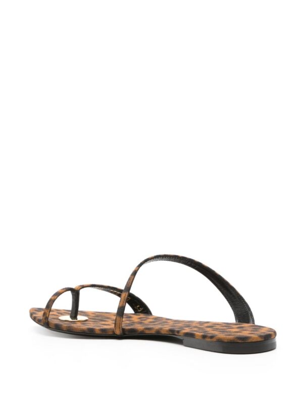 Saint Laurent Tanger leopard-print slides - Image 3