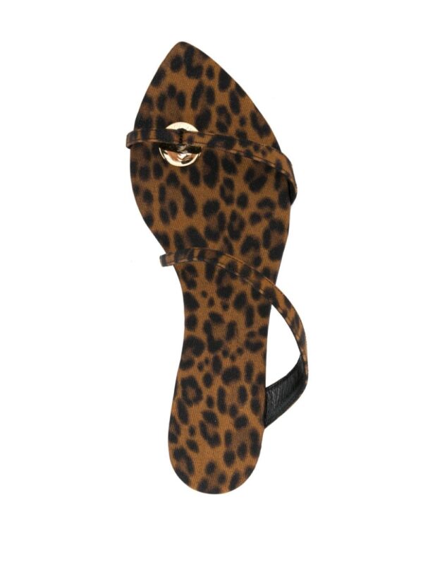 Saint Laurent Tanger leopard-print slides - Image 4