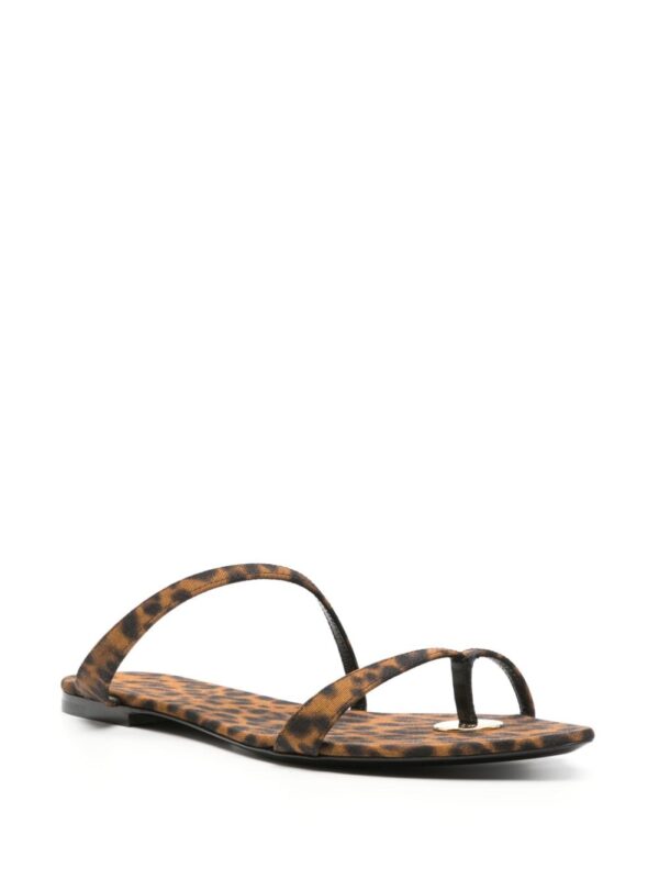 Saint Laurent Tanger leopard-print slides - Image 2