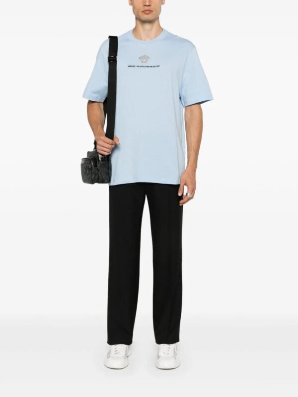 Versace  Medusa Milano embroidered T-shirt - Image 2