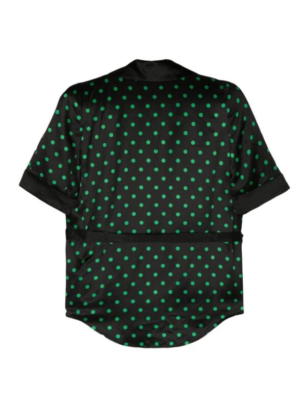 Balmain polka dot satin blouse - Image 2