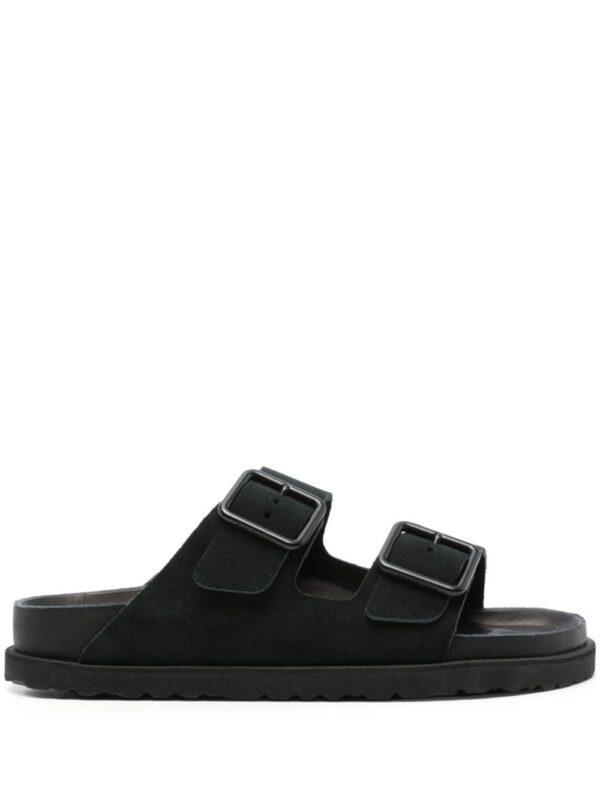Birkenstock Arizona suede slides