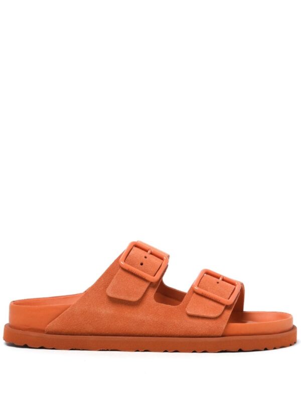 Birkenstock Arizona suede slides