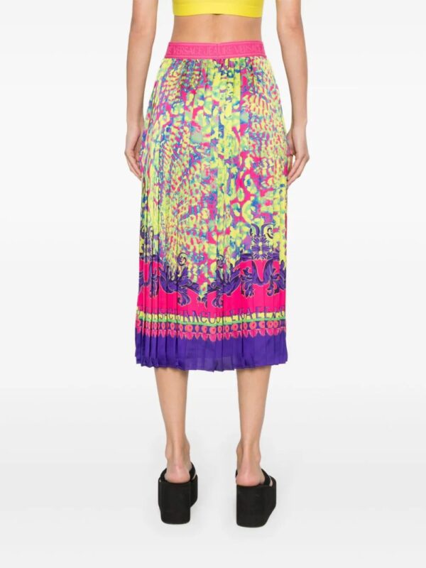 Versace Jeans Couture  abstract-print midi skirt - Image 4