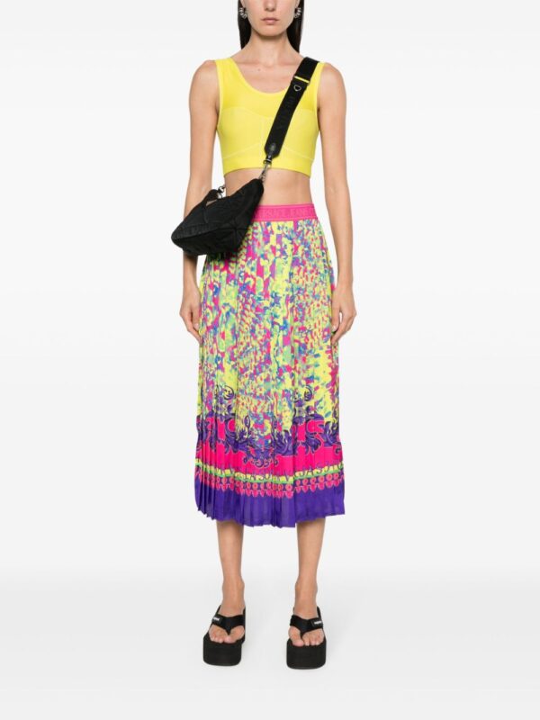 Versace Jeans Couture  abstract-print midi skirt - Image 2