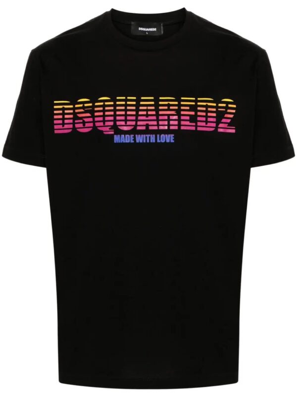 DSQUARED2  logo-print cotton T-shirt