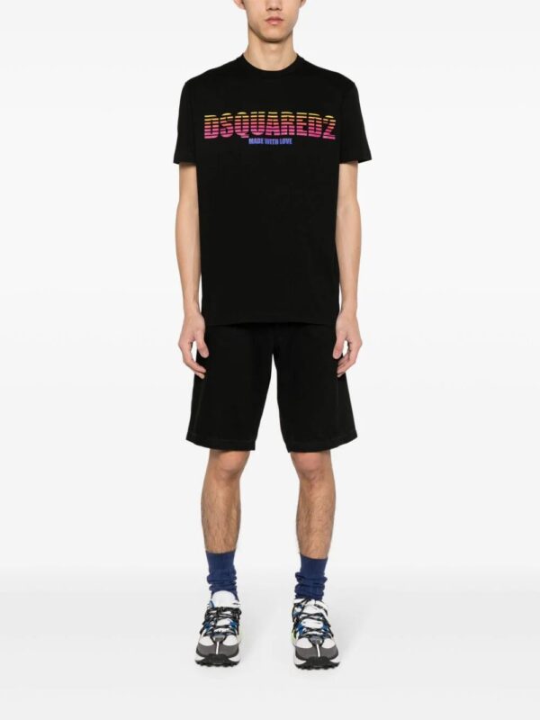 DSQUARED2  logo-print cotton T-shirt - Image 2