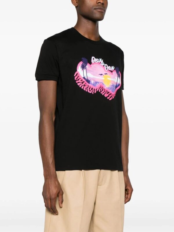 DSQUARED2  Muscle Fit cotton T-shirt - Image 3