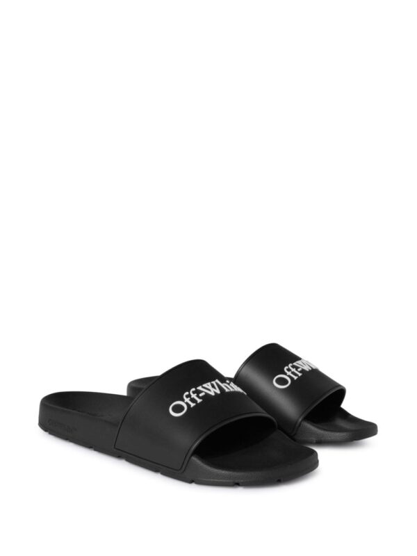 Off-White Bookish logo-print slides - Image 2