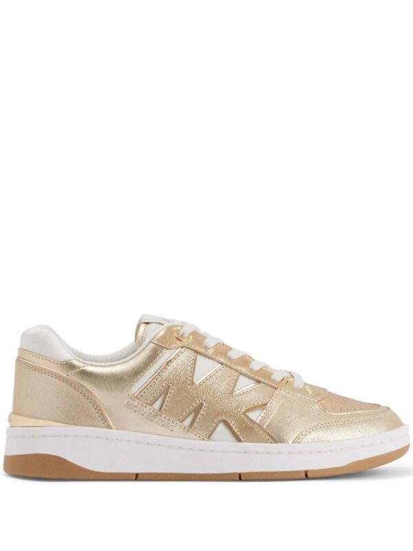 Michael Kors Rebel metallic leather sneakers