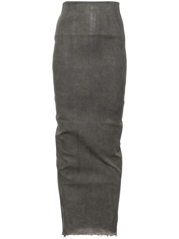 Rick Owens  Dirt Pillar maxi pencil skirt