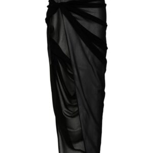Rick Owens Lilies  Edfu maxi skirt