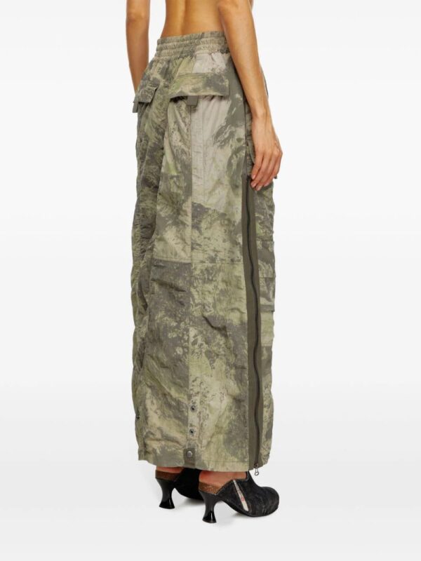 Diesel  O-Crep-N1 maxi skirt - Image 4
