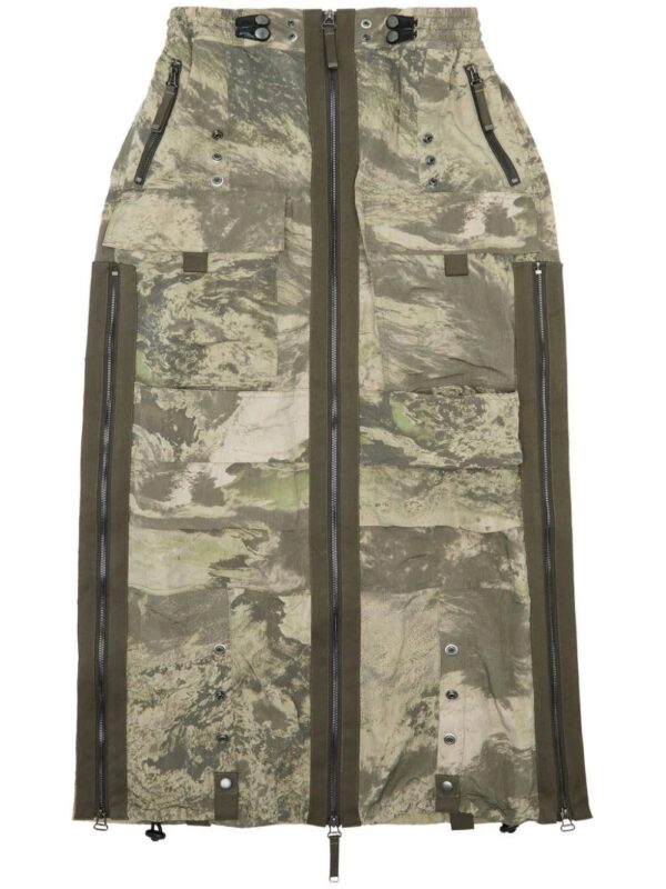 Diesel  O-Crep-N1 maxi skirt