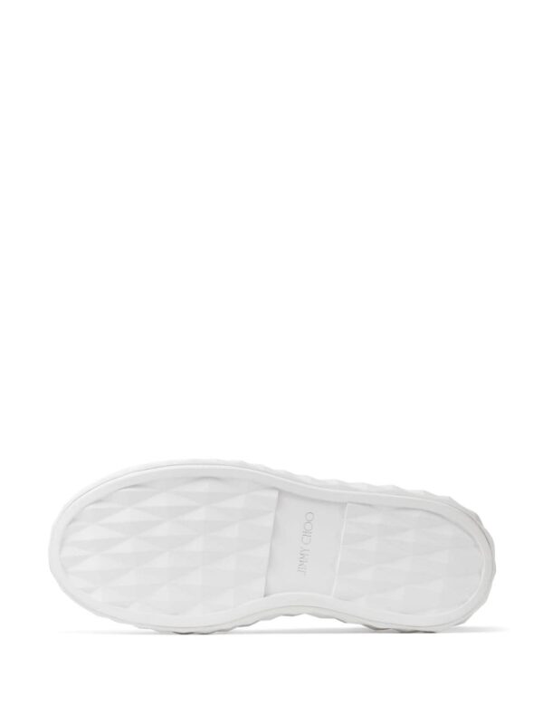 Jimmy Choo Diamond Maxi metallic-effect sneakers - Image 4