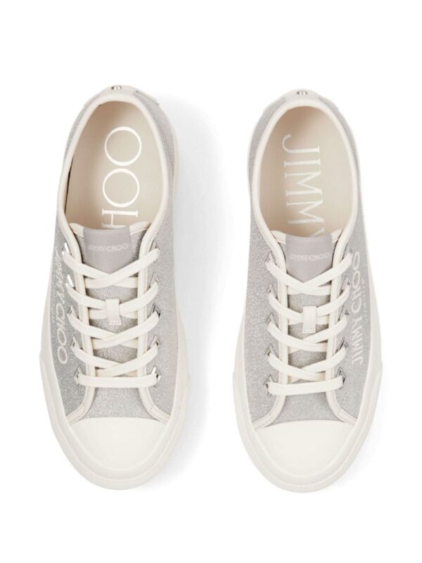 Jimmy Choo Palma Maxi glitter sneakers - Image 4