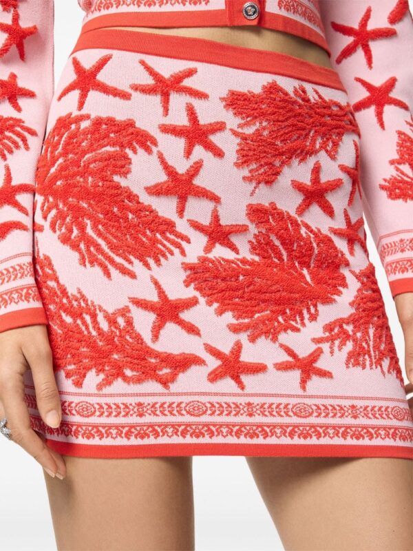 Versace  Barocco Sea knitted miniskirt - Image 4