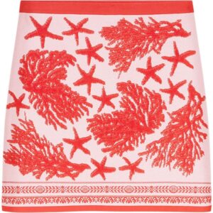 Versace  Barocco Sea knitted miniskirt