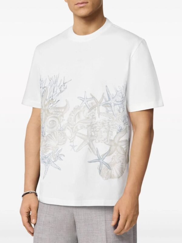 Versace  Barocco Sea cotton T-shirt - Image 3