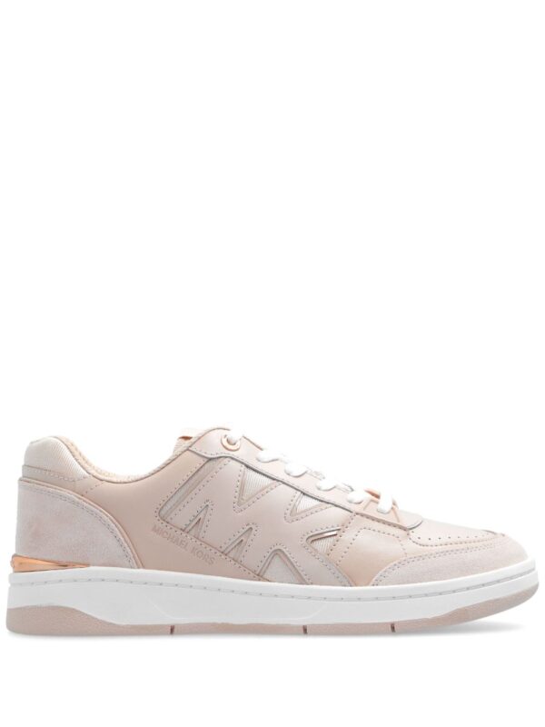 Michael Michael Kors logo-patch calf leather sneakers