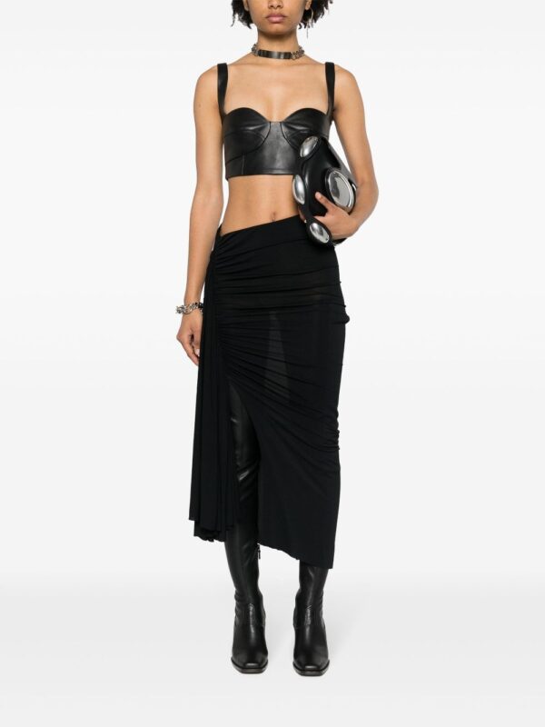 Rick Owens Lilies  Fog asymmetric draped skirt - Image 2
