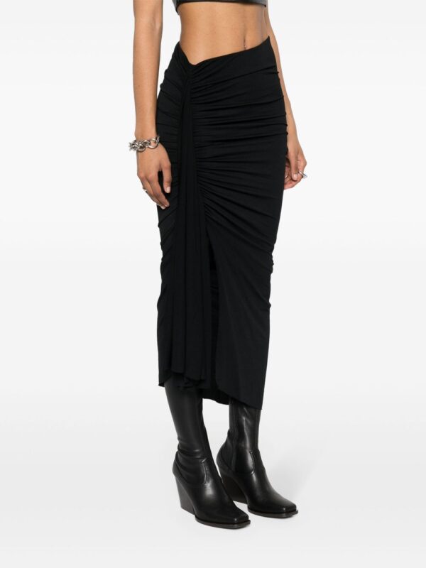 Rick Owens Lilies  Fog asymmetric draped skirt - Image 3