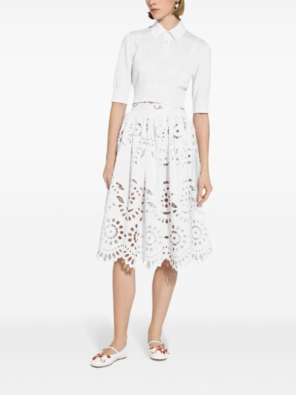 Dolce & Gabbana  scallop cut-out skirt - Image 2