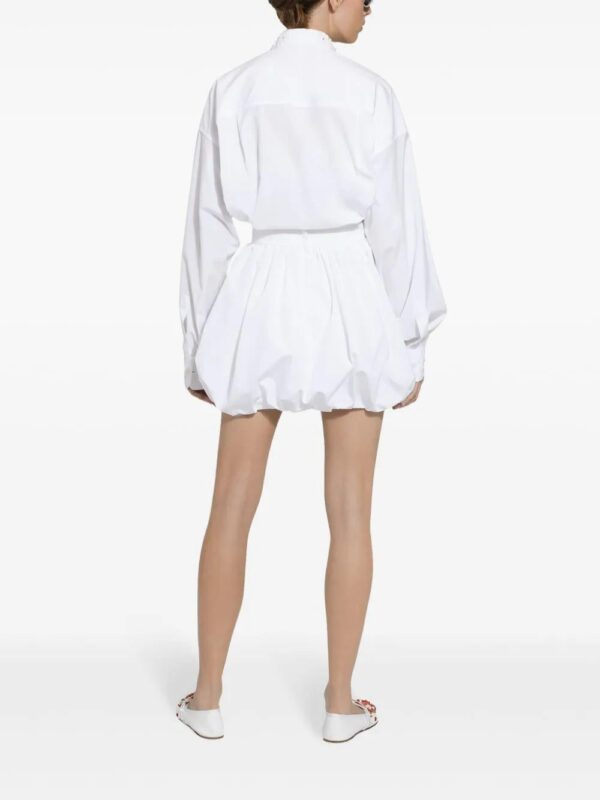 Dolce & Gabbana  bubble-silhouette cotton miniskirt - Image 4