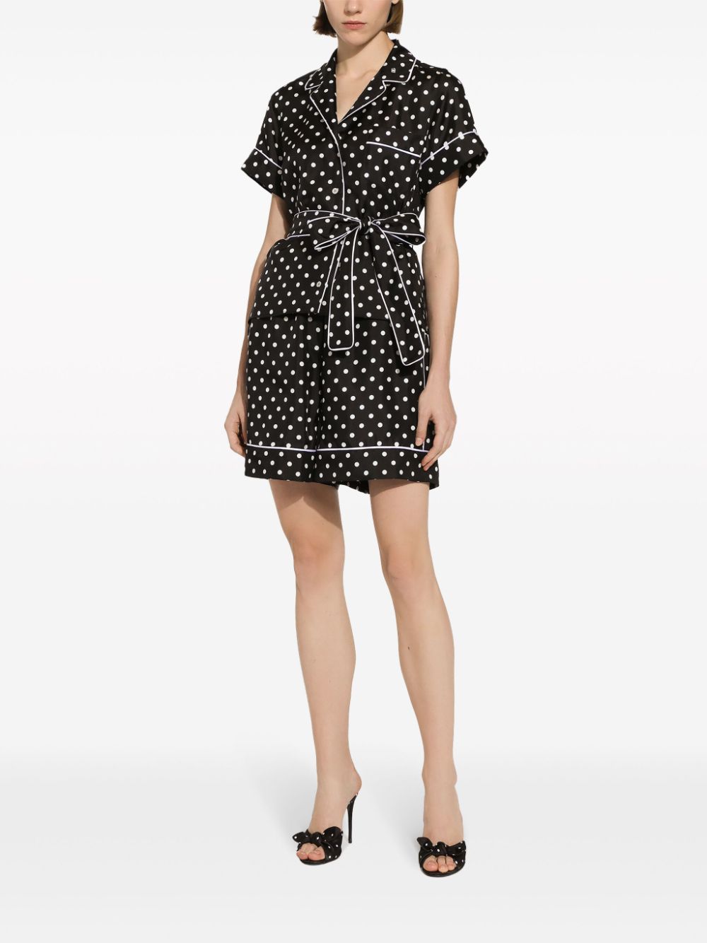 Dolce & Gabbana polka-dot print silk shirt - Image 3